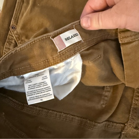 DICKIE’S Women’s Utilitycore Tan Canvas Gorpcore Workwear Carpenter Pants Grunge - Picture 6 of 8